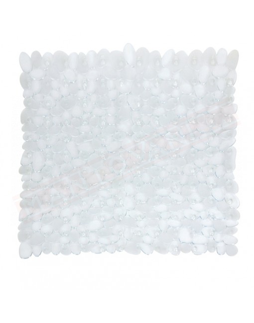 Gedy G.River tappeto antiscivolo per doccia in pvc trasparente misure art 54x54x0,7