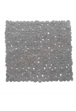 Gedy G.River tappeto antiscivolo per doccia in pvc grigio misure art 54x54x0,7