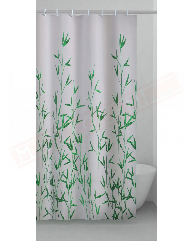 Gedy G.Eucalipto tenda in tessuto con rami verdi cm 240 altezza 200 confezione con anelli