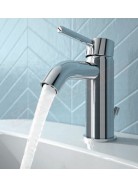 Ceraline 2018 rubinetto lavabo con piletta e asta di comando Ideal Standard rubinetteria