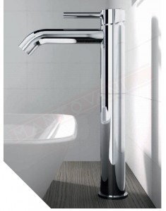 Ceraline rubinetto lavabo alto da appoggio su piano senza piletta e senza di comando Ideal Standard rubinetteria
