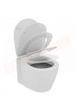 Ideal Standard Connect Space vaso sospeso con sedile slim rallentato bianco lucido