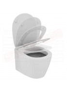 Ideal Standard Connect Space vaso sospeso con sedile slim rallentato bianco lucido