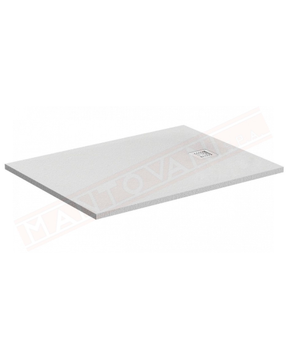 Ideal Standard ultraflat s bianco 90x70 piatto doccia ultrasottile in materiale composito senza piletta con copripiletta inox