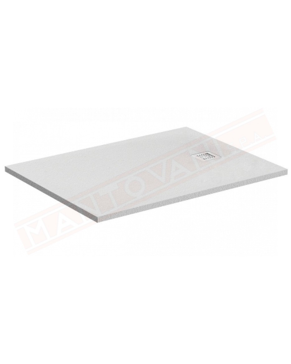 Ideal Standard ultraflat s bianco 140x70 piatto doccia ultrasottile in materiale composito senza piletta con copripiletta inox