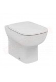 Ideal Standard Esedra wc a terra con sedile slim bianco cm 54x36