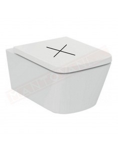 Blend Cube wc sospeso Ideal Standard senza sedile 54.5X36.5 . Sanitari bagno