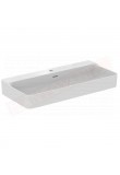 Ideal Standard Conca lavabo bagno da parete 100x45 cm con troppoieno e 1 foro rubinetto lato inferiore smaltato