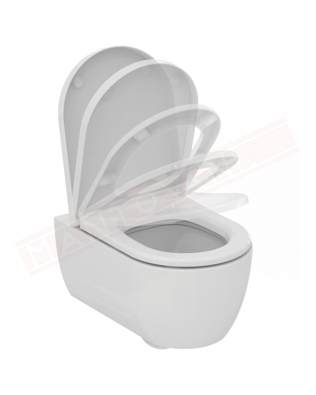 Blend curve wc sospeso Ideal Standard senza sedile 54.5X36 . Sanitari bagno