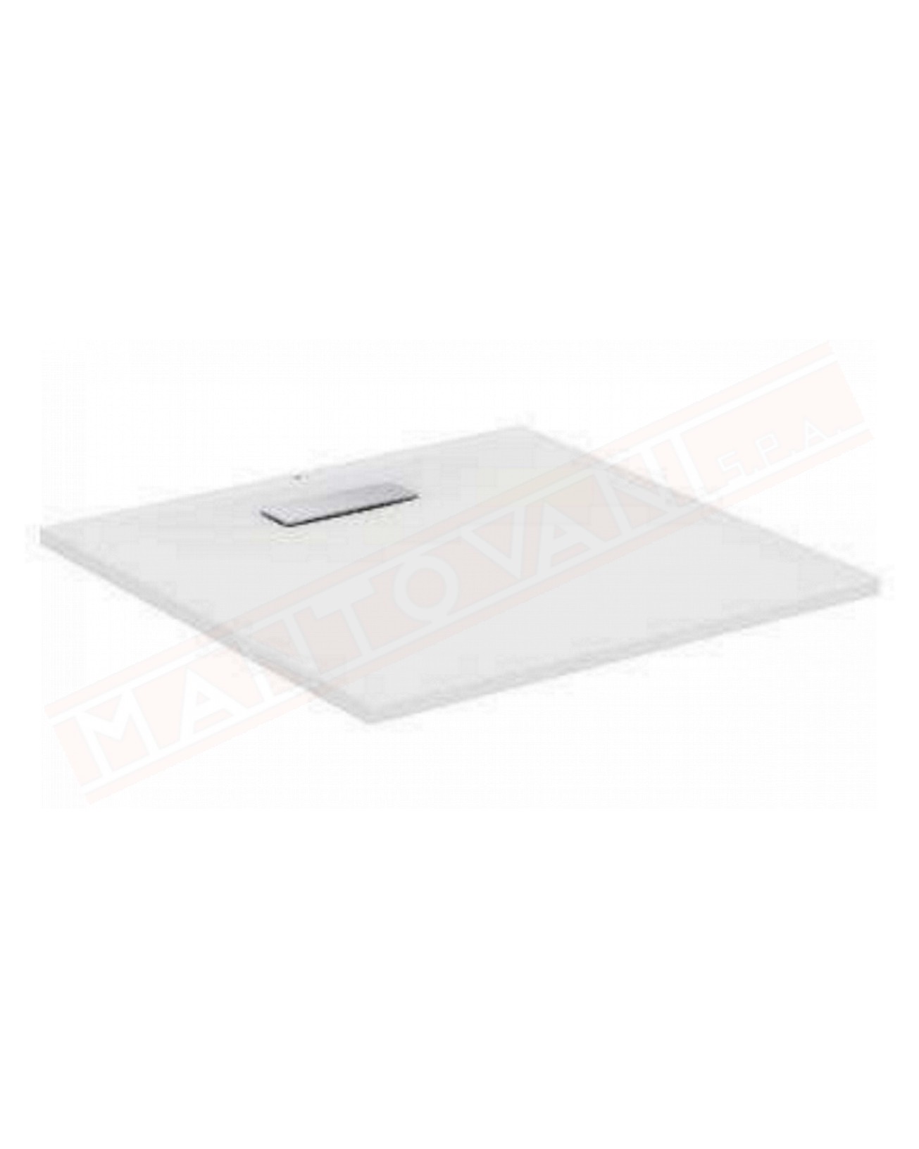 Ideal Standard ultraflat new bianco lucido 100x100x2.5 piatto doccia ultrasottile in acrilico in pasta senza piletta t4493aa