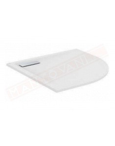 Ideal Standard ultraflat new bianco lucido 90x90x2.5 tondo piatto doccia ultrasottile in acrilico in pasta senza piletta t4493aa