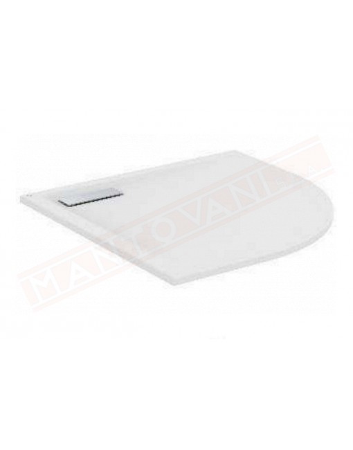 Ideal Standard ultraflat new bianco opaco 90x90x2.5 tondo piatto doccia ultrasottile in acrilico in pasta senza piletta t4493aa