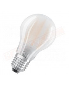 LEDVANCE LAMPADINA PARATHOM LED RETROFIT CLASSIC A smerigliata DIM E27 840 CLASSE ENERGET. A+ 8.5 W 1055 LUMEN 4000 K 105X60MM