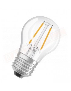 Ledvance lampadina led 40w dimmerabile retrofit classic p chiara E27 827 classe en. F 4.8W 470 lumen 2700 K 45X77 mm