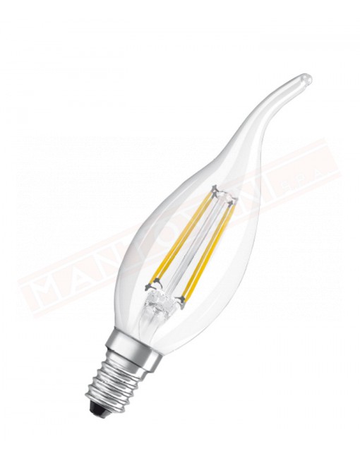 LEDVANCE LAMPADINA PARATHOM LED RETROFIT CLASSIC BA CHIARA NO DIM E14 827 CLASSE ENERG A++ 4 W 470 LUMEN 2700 K 35X121 MM 721