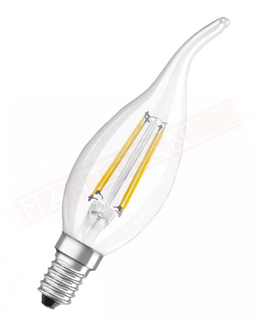 LEDVANCE LAMPADINA PARATHOM LED RETROFIT CLASSIC BA CHIARA NO DIM E14 827 CLASSE ENERG E 4 W 470 LUMEN 2700 K 35X121 MM