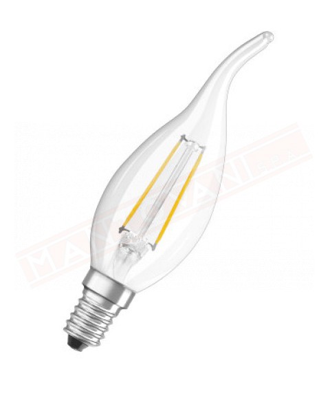 LEDVANCE LAMPADINA PARATHOM LED RETROFIT CLASSIC BA CHIARA NO DIM E14 827 CLASSE ENERG A++ 4 W 470 LUMEN 2700 K 35X119 MM
