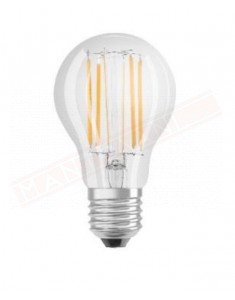 Ledvance lampadina filamento led e27 8w =75 w 4000 k osram misure 105x60 mm classe energetica a++ fp