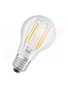 Ledvance lampadina filamento led e27 7.5w =75 w 4000 k osram misure 105x60 mm classe energetica a++