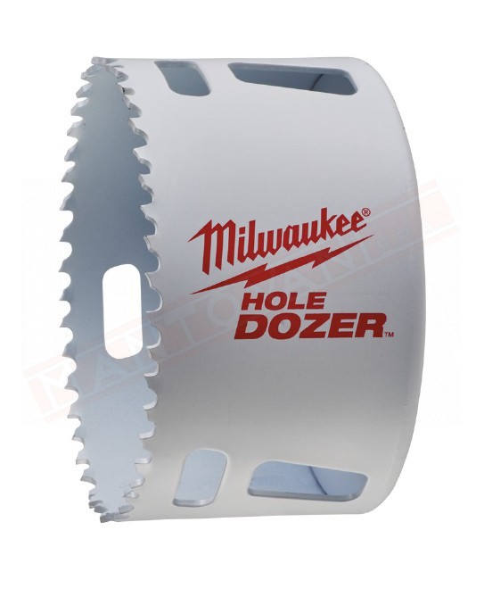Milwaukee sega a tazza 83 mm per metallo legno cartongesso pvc attenzione rispettare velocita' e pressione indicate in scheda