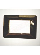 Mapam serie Joy placca oro lucido 3 posti in plastica compatibile con serie t.m.