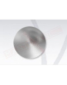 Borchia segnaletica per manto stradale in alluminio bombato diametro 8 cm gambo cm 10