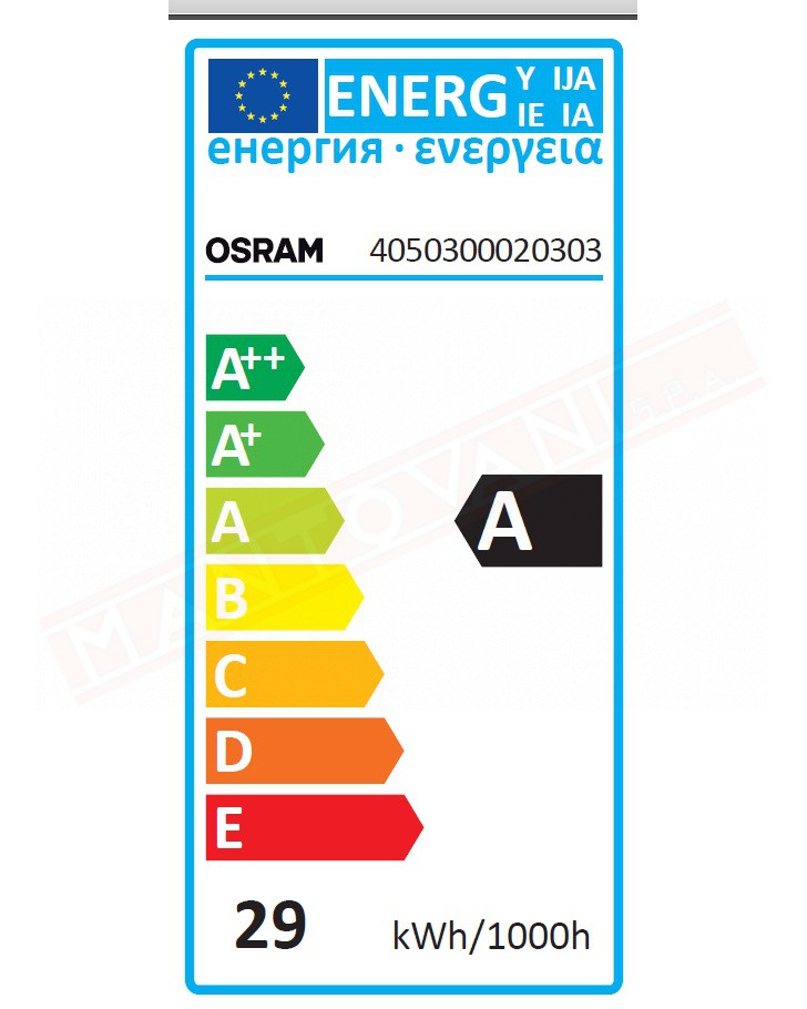 OSRAM DULUX D\E 26W\827 G24Q-3 FS1 CLASSE ENERGETICA A