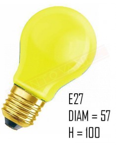 OSRAM LAMPADINA GIALLA DECOR A YELLOW 25W 240V E27 CLASSE ENERGETICA E