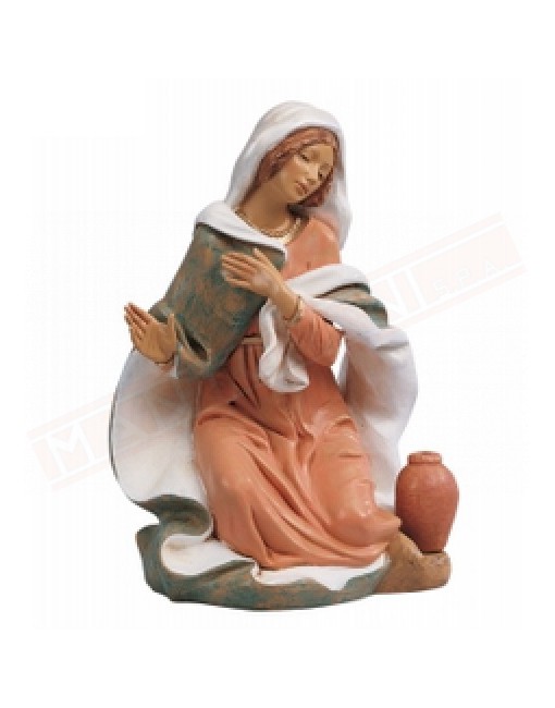 Fontanini Madonna adatto per statuine del presepe da cm 45 . Maria per nativita' da cm 45 tipo legno