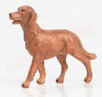Fontanini cane in piedi adatto per presepi con statuine h 9.5 10 cm