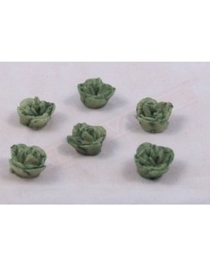 Miniature per presepe lattuga in miniatura busta 6 cespi