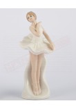 Ballerina in porcellana 6 h 17 ideale per essere posizionata su base con carillon 4035