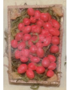 Melu' cassetta di ciliegie per presepe con statuine da cm 8 - 10 - 12