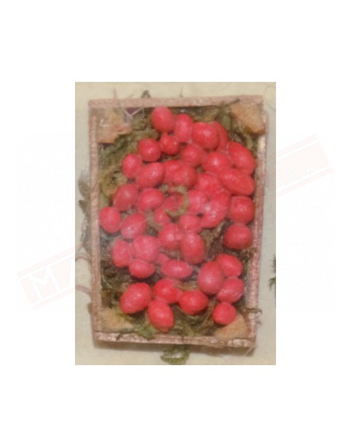 Melu' cassetta di ciliegie per presepe con statuine da cm 8 - 10 - 12