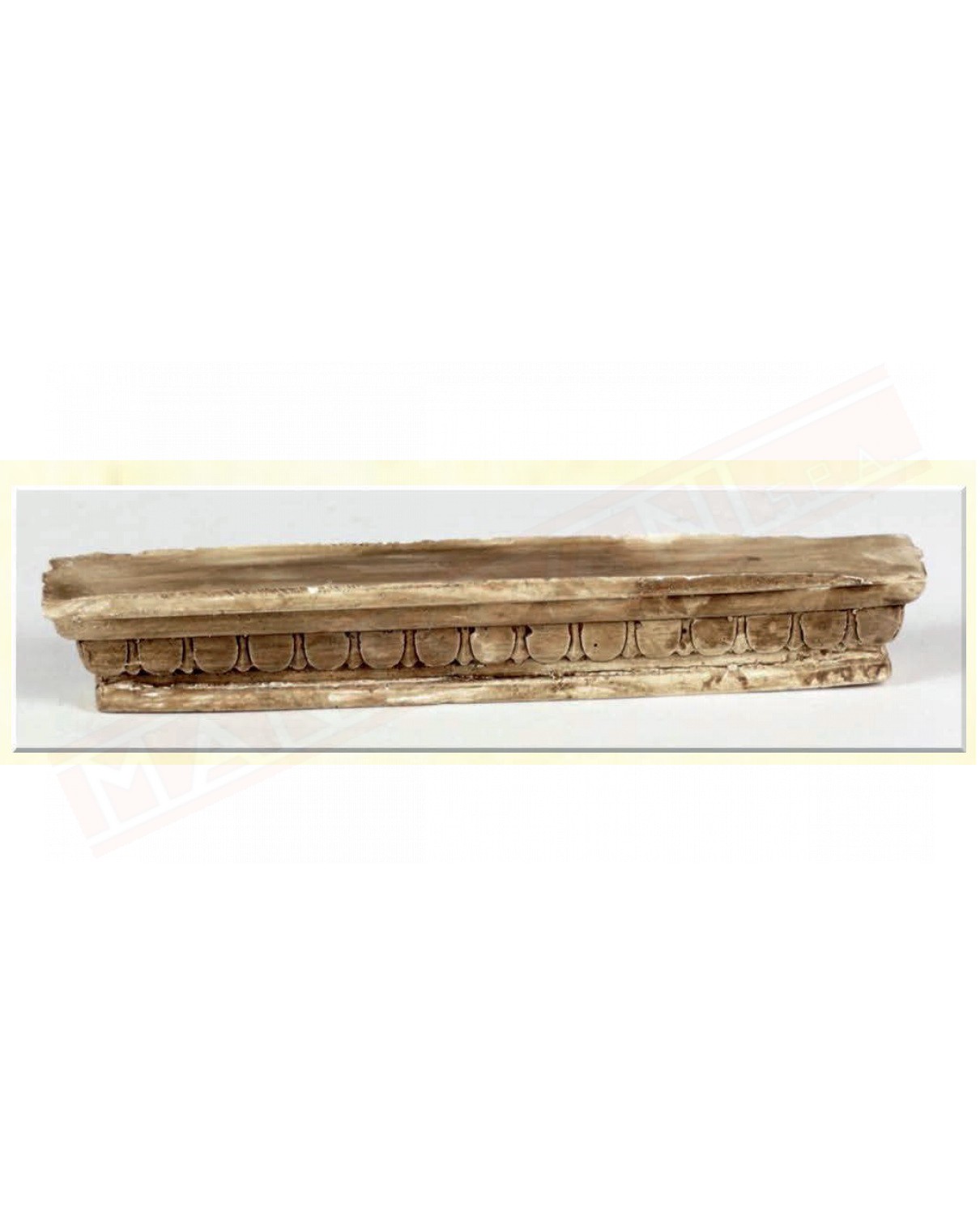 Trave romana marmo. 19.5x3.5x3 accessorio per presepio