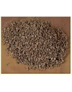 Granella di sughero in granuli piccoli da utilizzare nel presepe come terra del deserto per fare stradine ecc.