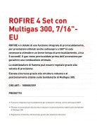 Rofire 4 cannello per bombole verticali multigas 300 Rothenberger senza piezo FP ORA CODICE 1500002921