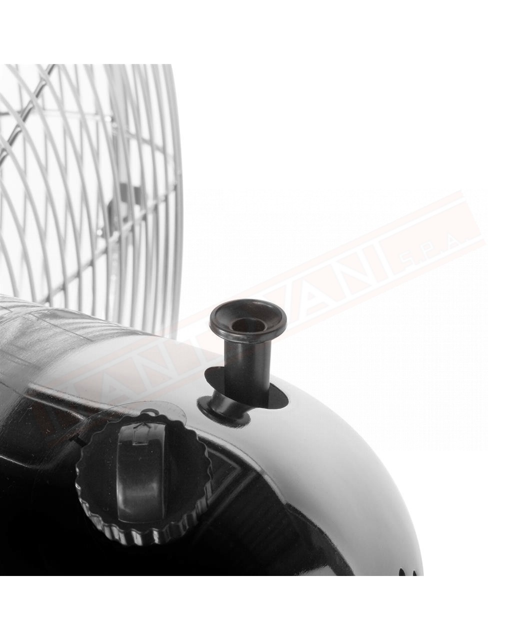 Tristar ventilatore in metallo da tavolo color cromato diametro 30 cm tre velocita' 28 x 33,5 x 40 cm