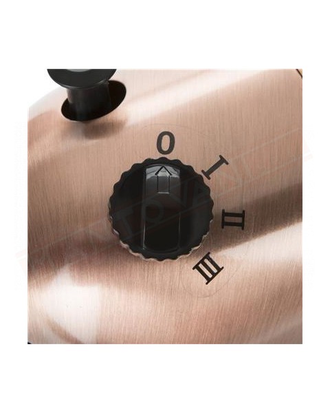 Tristar ventilatore in metallo da tavolo color ramato diametro 30 cm tre velocita'