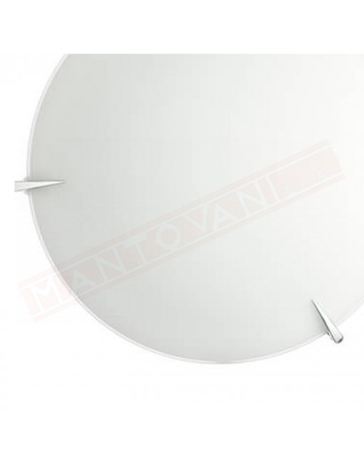 Nail Plafoniera diametro 30 vetro bianco 1xe27