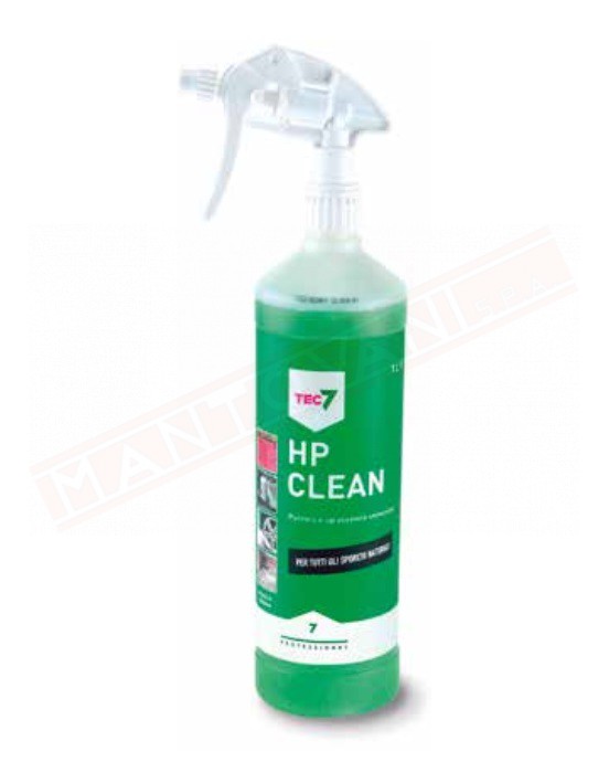 Tec7 HP CLEAN pulitore base acqua linea Top ,pulisce e sgrassa tutte le superfici