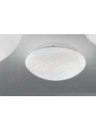 Vistosi Bianca plafoniera\applique in vetro bianco satinato a led 12.5w 25v 1650lm 3000K dimmerabile diametro 30 cm sp 12