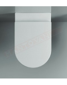 Sedile Slim soft-close IL Collection bianco lucido in resina termoindurente per vaso ilw0200a e ilw0400a
