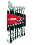 Virax set di chiavi fisse e a cricchetto sondate 8,9,10,11,12,13,17